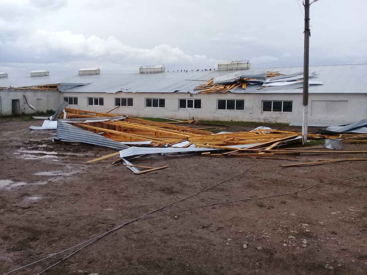 В Арске бушевал сильный ураган