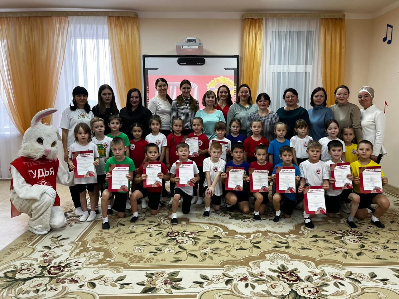Балалар бакчасында чемпионнар фестивале