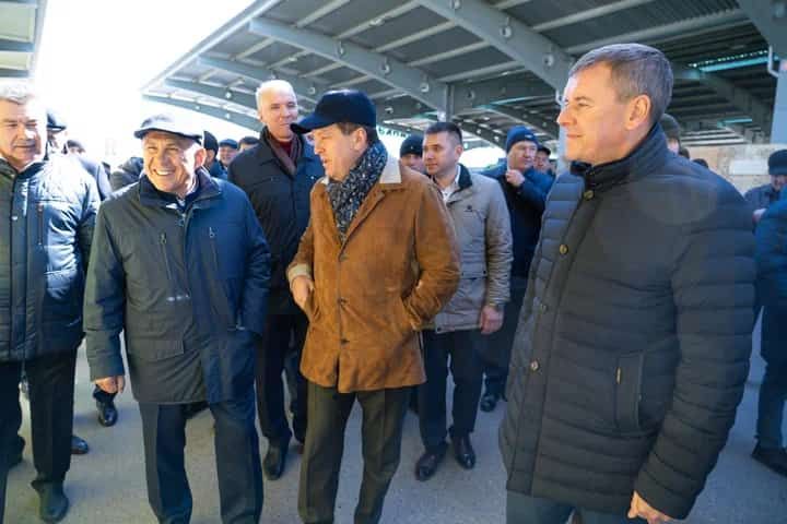 Казандагы Арча ярминкәсен Татарстан Республикасы Рәисе Рөстәм Миңнеханов карады