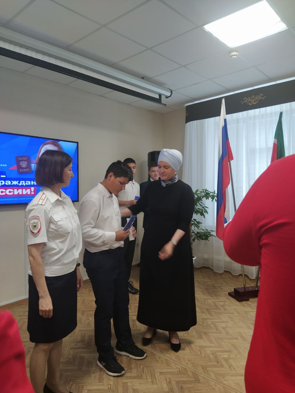 Арча районының 19 гражданинына паспорт тапшырылды