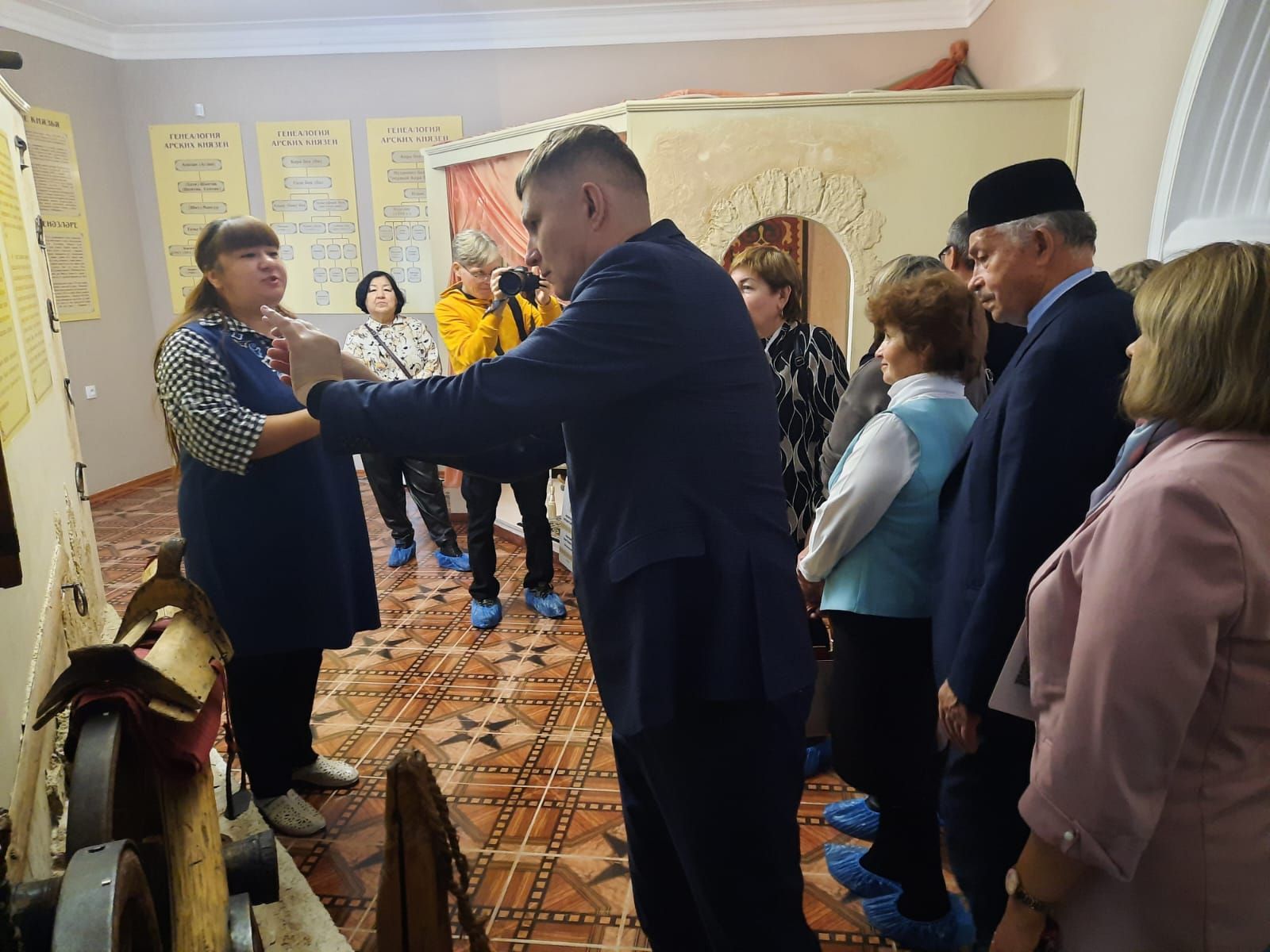 Россия журналистлары Арчада