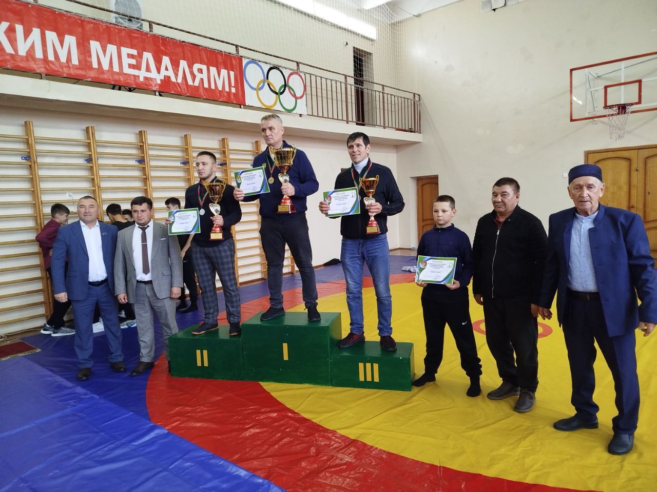 Яңа Кенәрдә мәчет беренчелегенә икенче тапкыр көрәш ярышы узды
