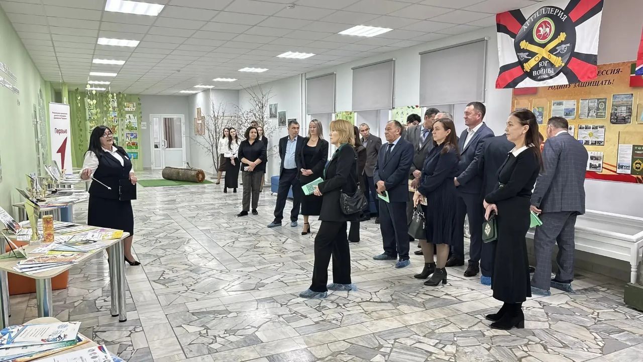 Арчаның бишенче гимназиясе кунаклар кабул итте