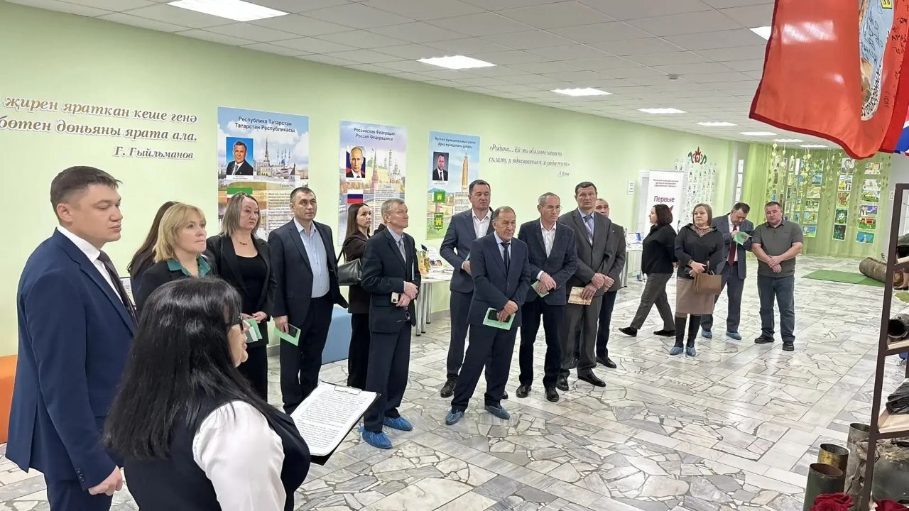 Арчаның бишенче гимназиясе кунаклар кабул итте