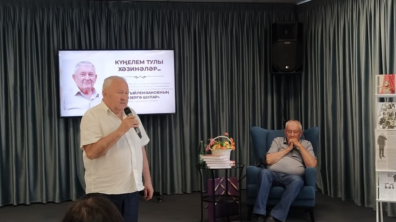 Казаннан каләмдәшебез, якташыбыз Риман Гыйлемхан очрашуга кайтты