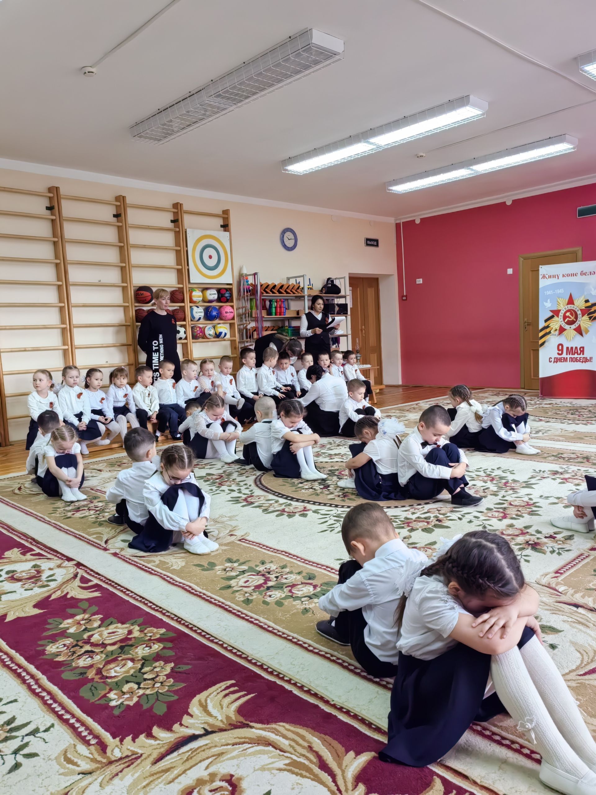 “Хәтер яши”: Арчаның тугызынчы балалар бакчасында Бөек Җиңүнең 80 еллыгына багышланган митинг үтте