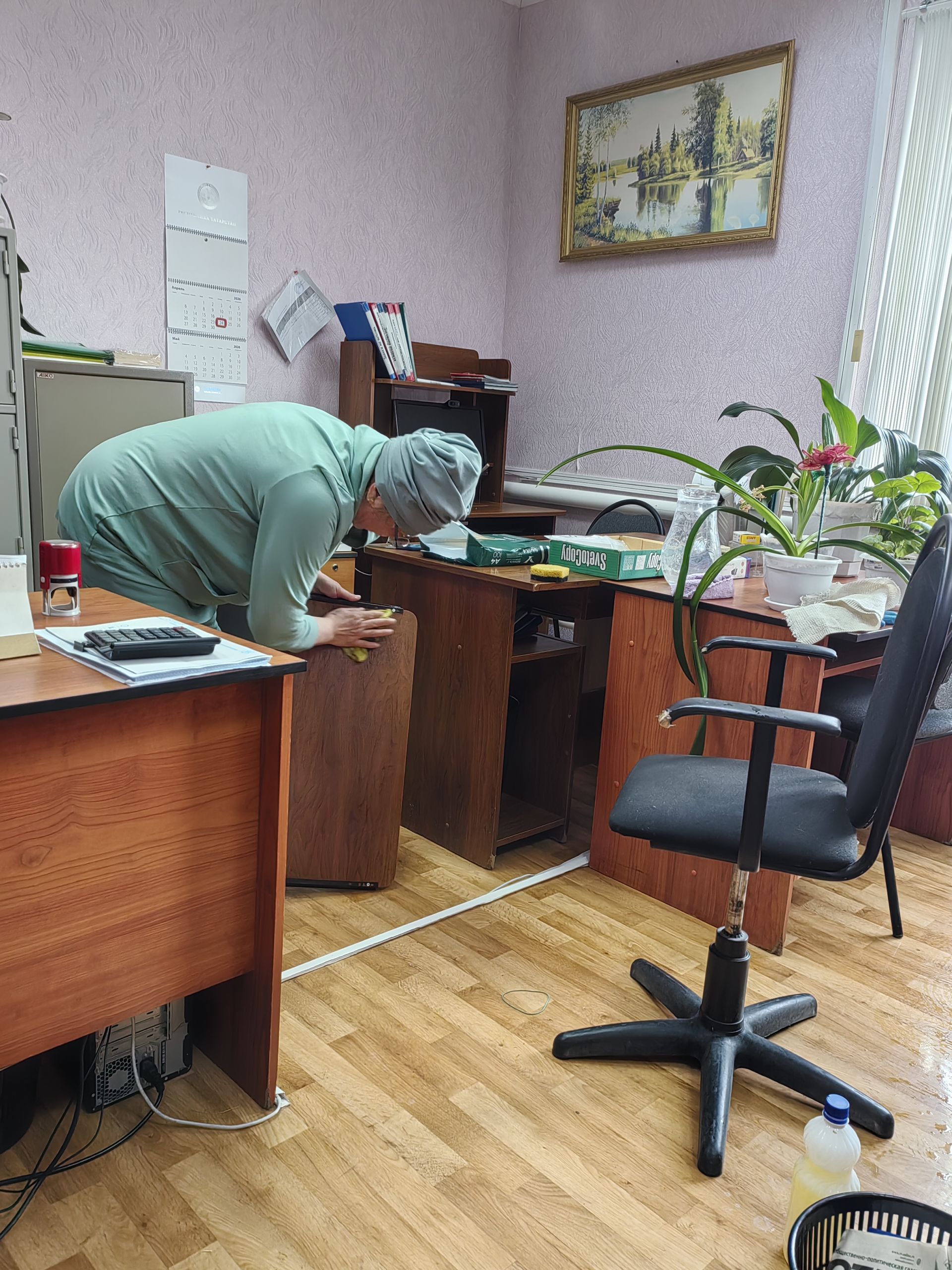 “Арча-информ” хезмәткәрләре Хезмәт һәм ял бәйрәме алдыннан өмә уздырды