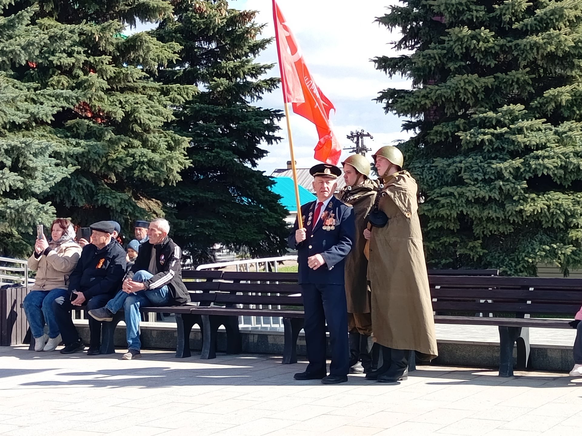 Җиңү поезды Арчага килде: хәтер, горурлык һәм бердәмлек бәйрәм