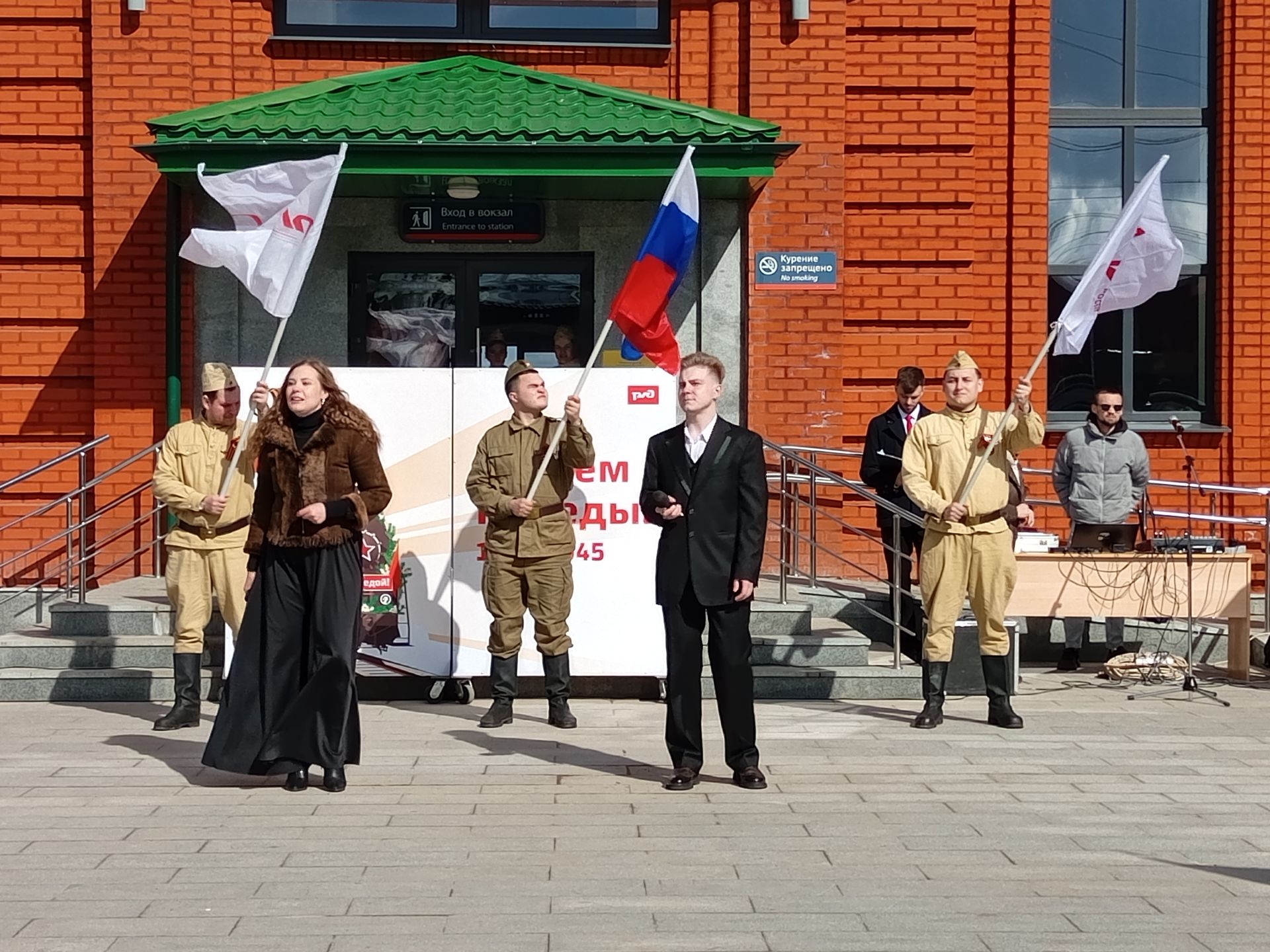 Җиңү поезды Арчага килде: хәтер, горурлык һәм бердәмлек бәйрәм