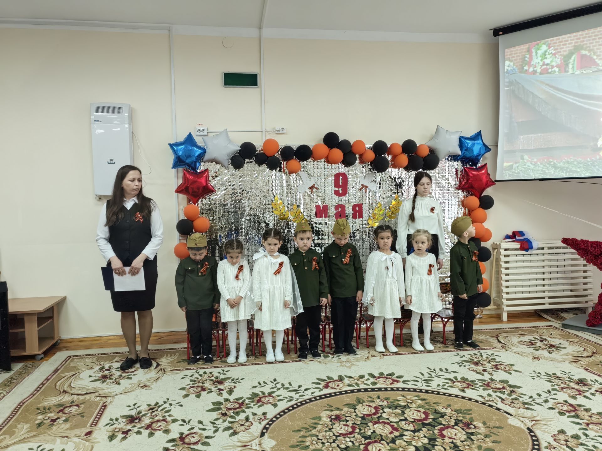 Арчаның тугызынчы балалар бакчасында Бөек Җиңү көненә багышланган бәйрәм узды