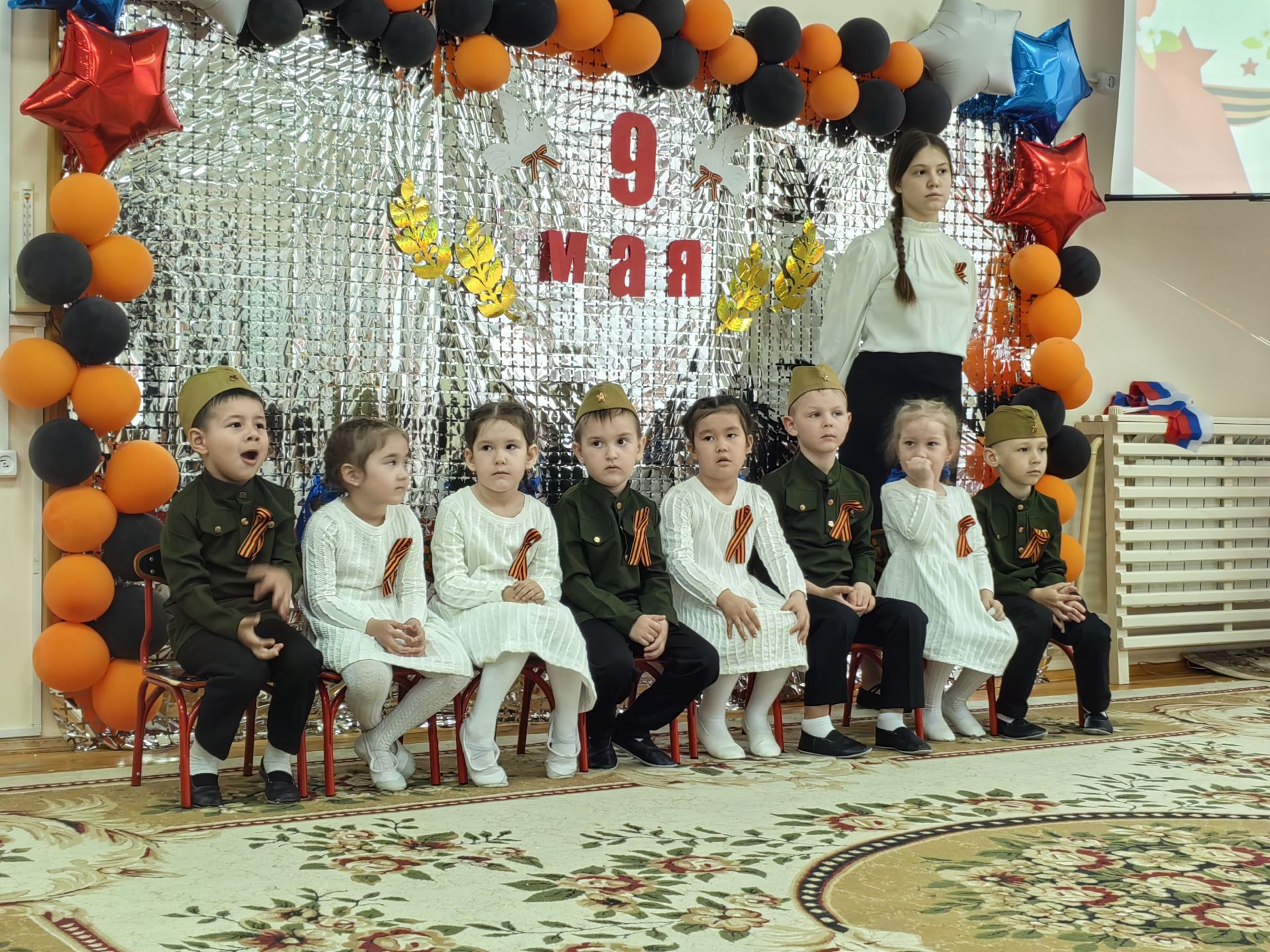 Арчаның тугызынчы балалар бакчасында Бөек Җиңү көненә багышланган бәйрәм узды
