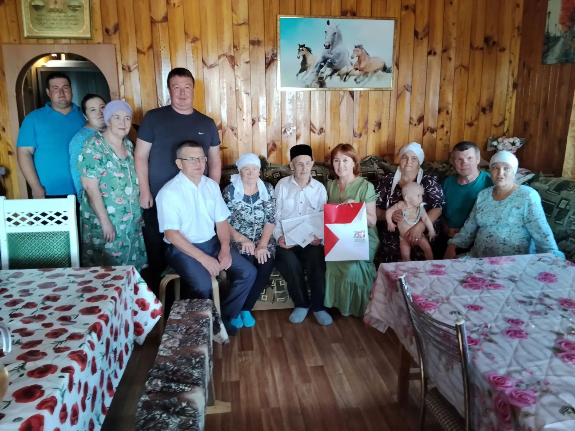 Чөмә-Елгадан Фәрхетдин Галимов 95 яшьлек юбилеен билгеләп үтте