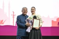 Арча педагогия көллияте укытучысы Лилия Маликова Татарстан Рәисе белән очрашуда катнашты