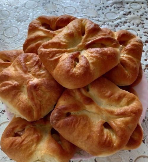 Алма пирожкие пешерү ысулы