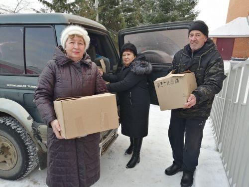 Район ветераннар советы гуманитар ярдәм җыюга үз өлешен кертте