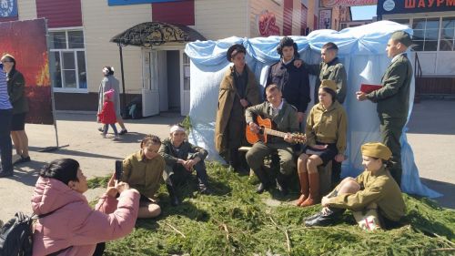 Арчада Җиңү бәйрәме мизгелләре (ВИДЕО)