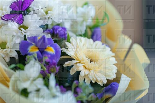 Укытучыларның август конференциясендә төрле бүләкләнгән укытучылар