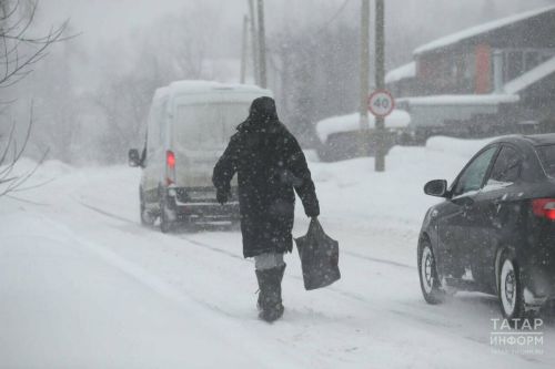 В Татарстане прогнозируют снег, метель и до 13 градусов мороза