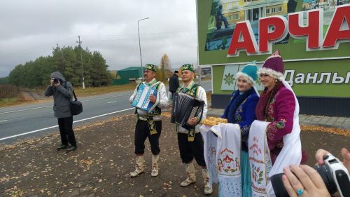 Россия журналистлары Арчада
