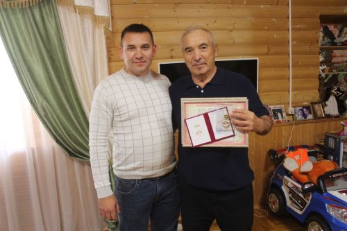 Марсель Хәлилов “Татарстан Республикасының мактаулы ветераны“ медале тапшырылды