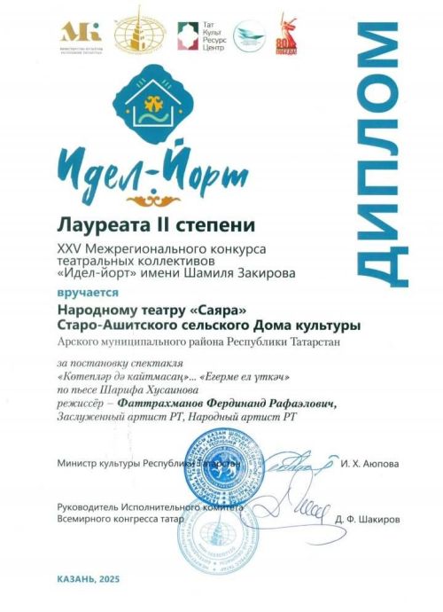Иске Ашытлар уңыш яулый