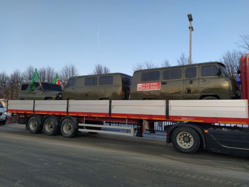 Арчадан чираттагы гуманитар колонна юлга кузгалды