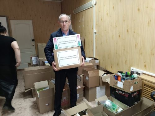 Район мәктәпләре, балалар бакчалары коллективлары 1,3 миллионнан артык сумлык гуманитар ярдәм җыйды