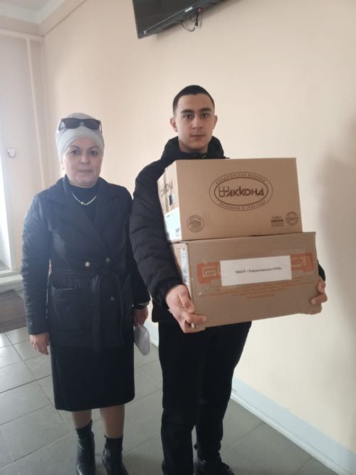 Район мәктәпләре, балалар бакчалары коллективлары 1,3 миллионнан артык сумлык гуманитар ярдәм җыйды