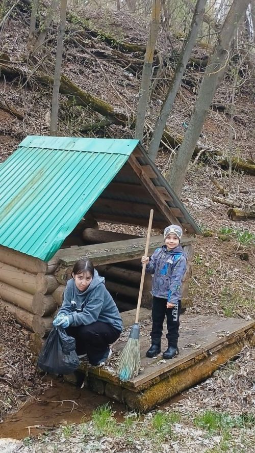 В Арском районе в рамках конкурса «Эковесна – 2025» очистили и благоустроили родники
