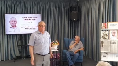 Казаннан каләмдәшебез, якташыбыз Риман Гыйлемхан очрашуга кайтты