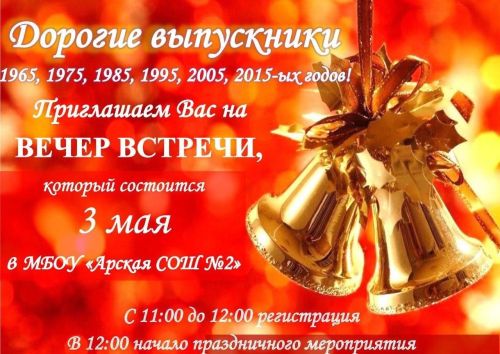 Арчаның 2нче мәктәбендә 1975, 1985, 1995, 2005, 2015нче елны мәктәпне тәмамлаган укучылар очрашты