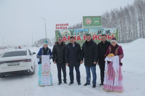Арчага Калуга өлкәсеннән кунаклар килде