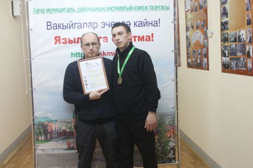 Арчадан Динар Мәгъсүмов Россия чемпионатында Татарстан данын яклаячак