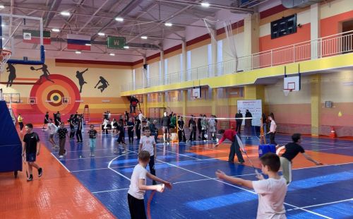 Старт соревнований по бадминтону в Арском районе