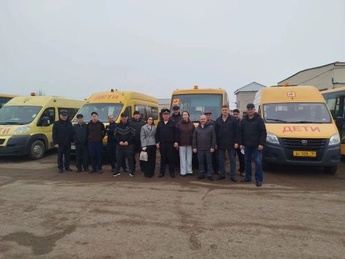 Арчада мәктәп автобуслары техник тикшерү узды