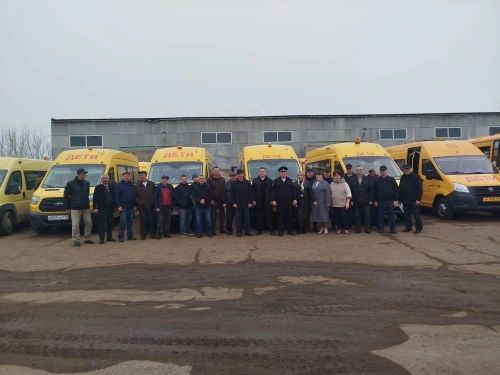 Арчада мәктәп автобуслары техник тикшерү узды