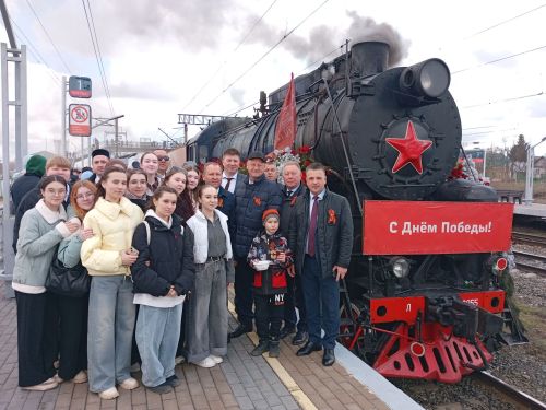 Җиңү поезды Арчага килде: хәтер, горурлык һәм бердәмлек бәйрәм