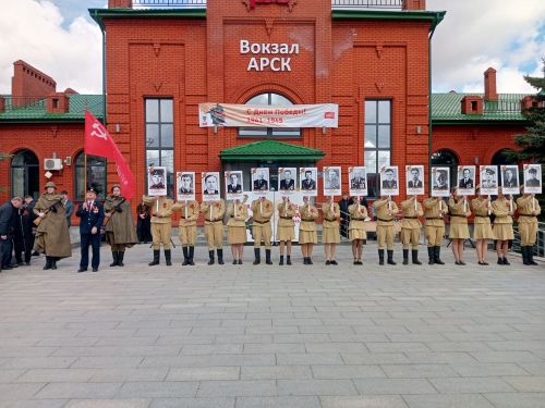 Җиңү поезды Арчага килде: хәтер, горурлык һәм бердәмлек бәйрәм