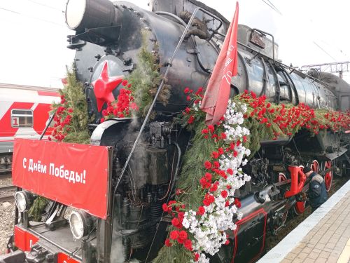 Җиңү поезды Арчага килде: хәтер, горурлык һәм бердәмлек бәйрәм