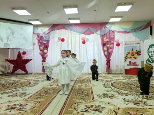 Арчаның тугызынчы балалар бакчасында Бөек Җиңү көненә багышланган бәйрәм узды