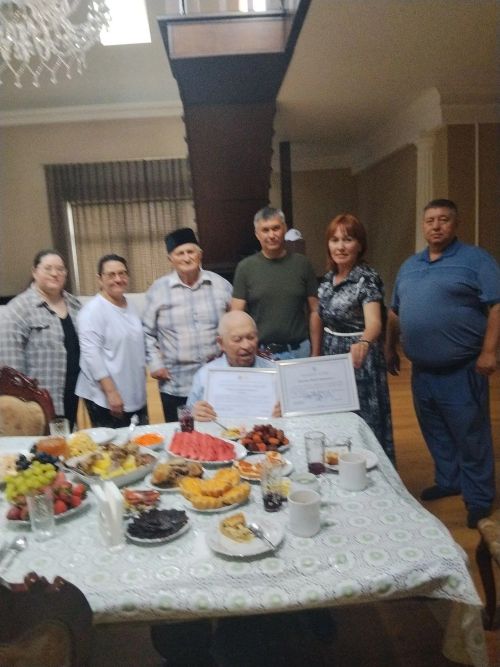 Арчада яшәүче хезмәт ветераны Мөнип Носратов 90 яшьлек юбилеен билгеләп үтте