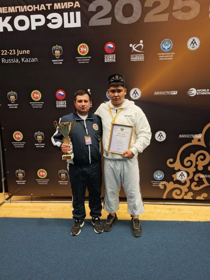 Арчадан Булат Шакиров көрәш буенча дөнья чемпионы булды