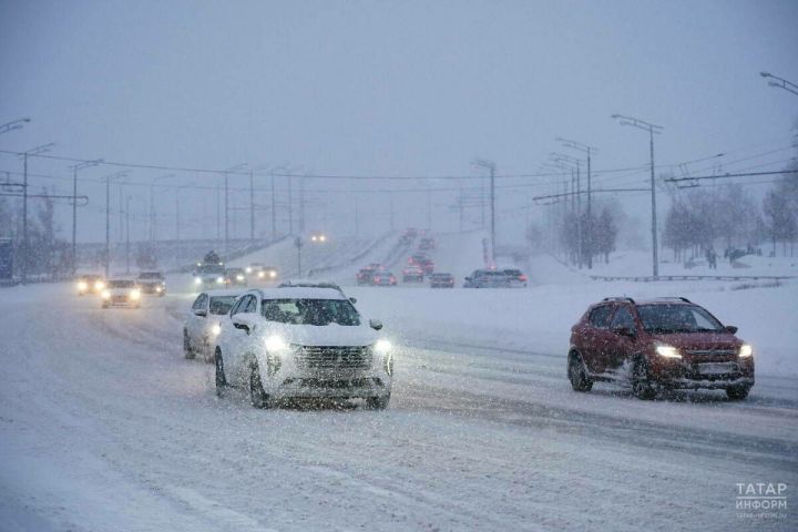 Татарстанда аерым районнарда кар явуы һәм буран булуы фаразлана