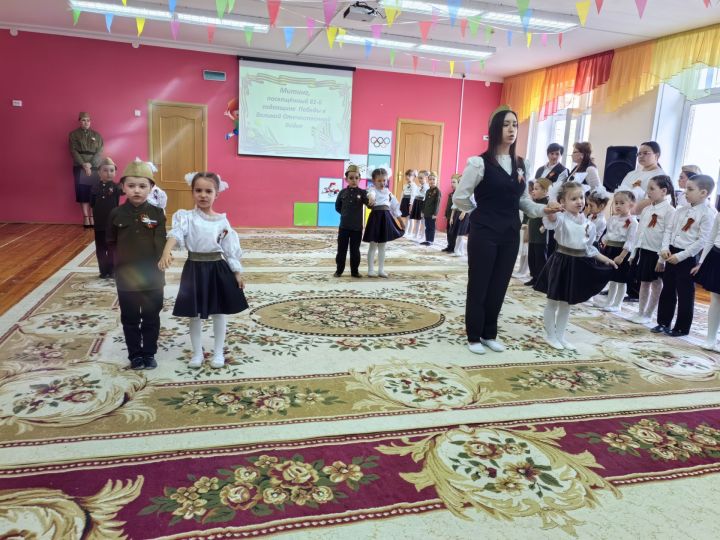 Арчаның тугызынчы балалар бакчасында Бөек Җиңү көненә багышланган бәйрәм узды