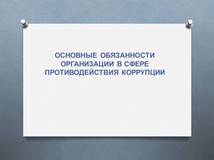 Профилактика коррупции в организации: ключевые меры и обязанности