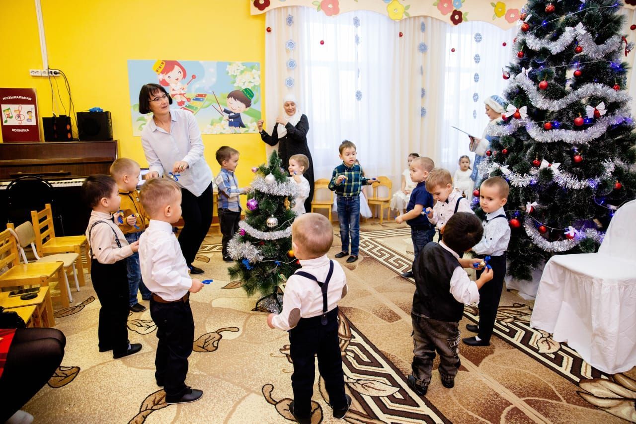 Беренче балалар бакчасында Яңа ел кичәсе үтте