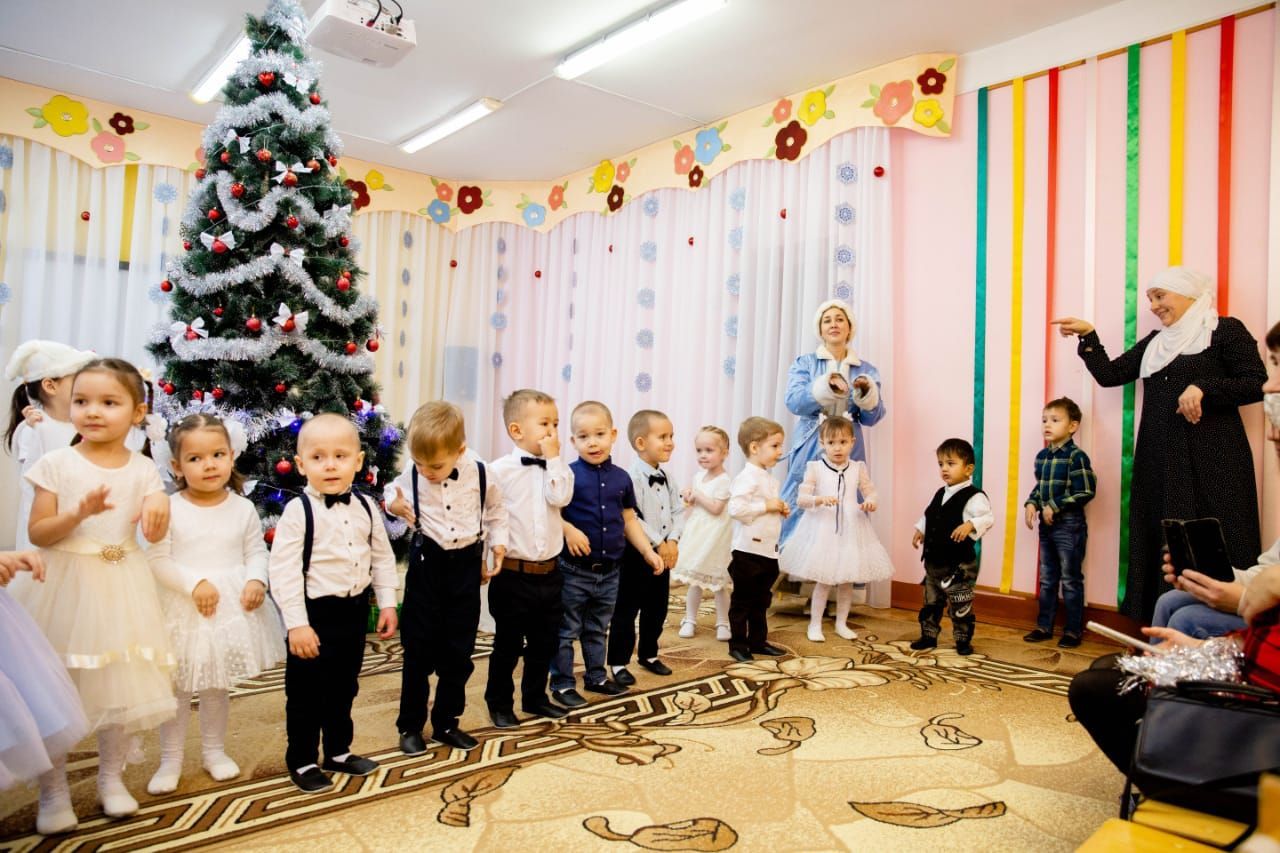 Беренче балалар бакчасында Яңа ел кичәсе үтте