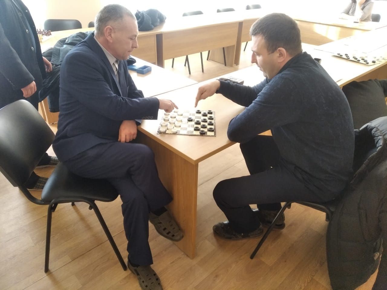 Арча агросәнәгать көллиятендә шашка һәм шахмат уйнаучылар ярышты