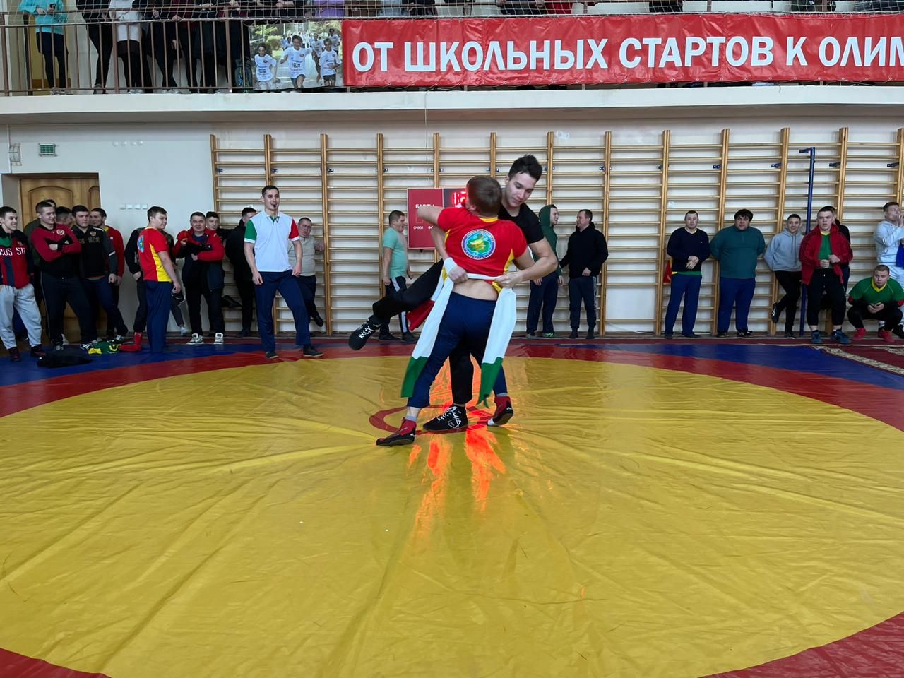 Яңа Кенәрдә зурлар арасында татарча көрәш ярышы булды (ВИДЕО)