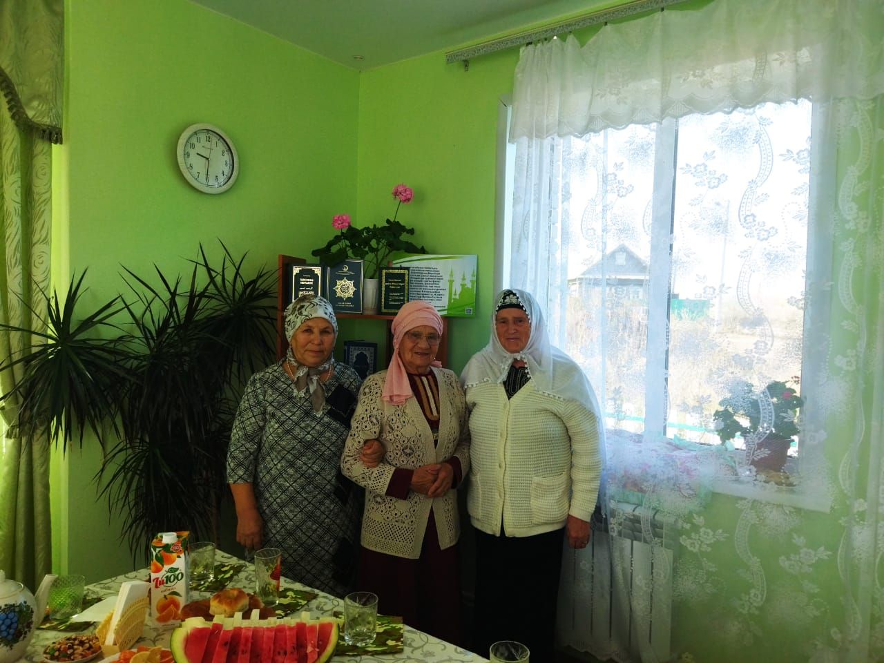 Казаклар авылында матур бер очрашу